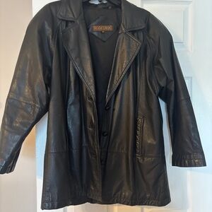 Women's Black Leather Jacket